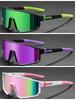 3PCS Fashion Outdoor Athletic Cycling Sunglasses for Cool Men Women Glasses Runing Sports Driving Road Bicycle Shades UV400