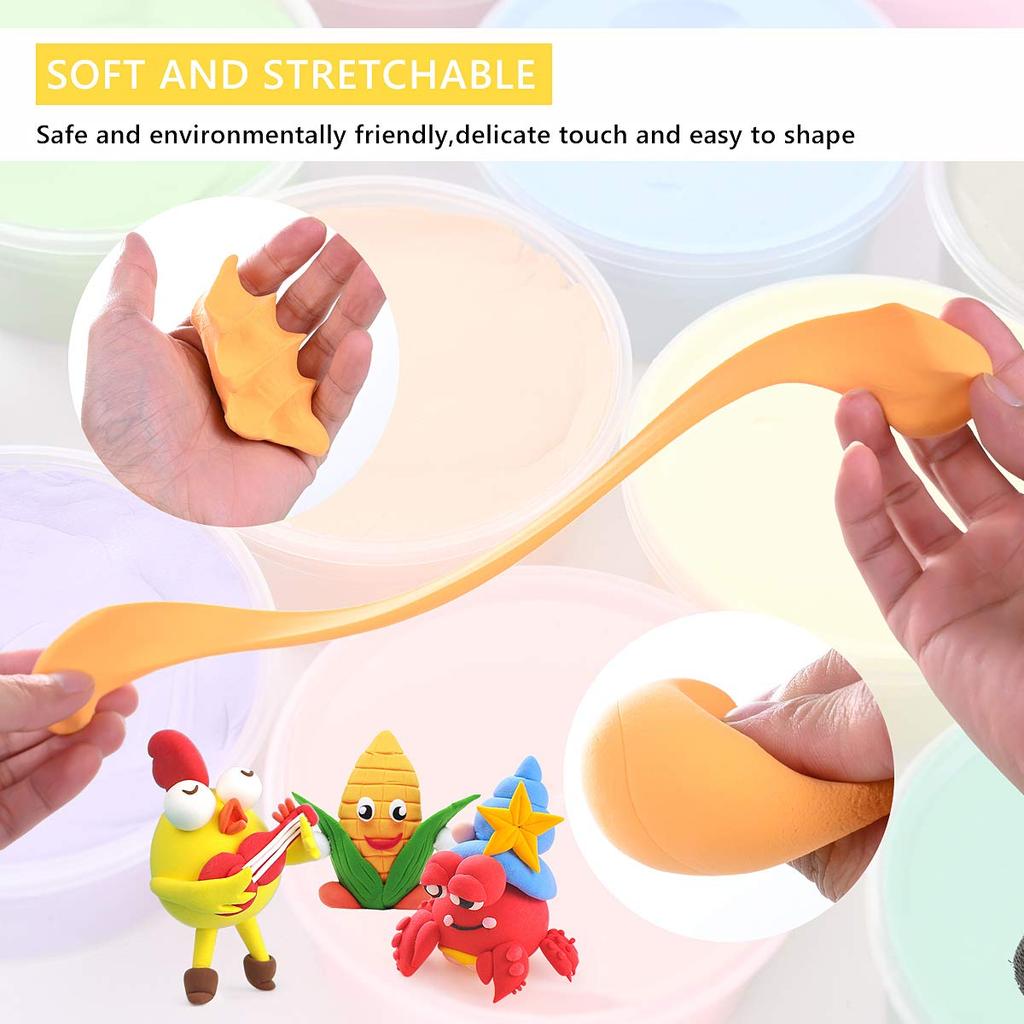 Festive 100ml Single Color Mini Clay, Soft Plasticine Craft Decor, Perfect for Party Use, Stress Relief & Holiday Gifts