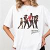 Michael Jackson Vintage Signature Shirt 2026 Summer Men Women Oversized Casual Street Clothing Y2k Ins Style Sportswear Retro