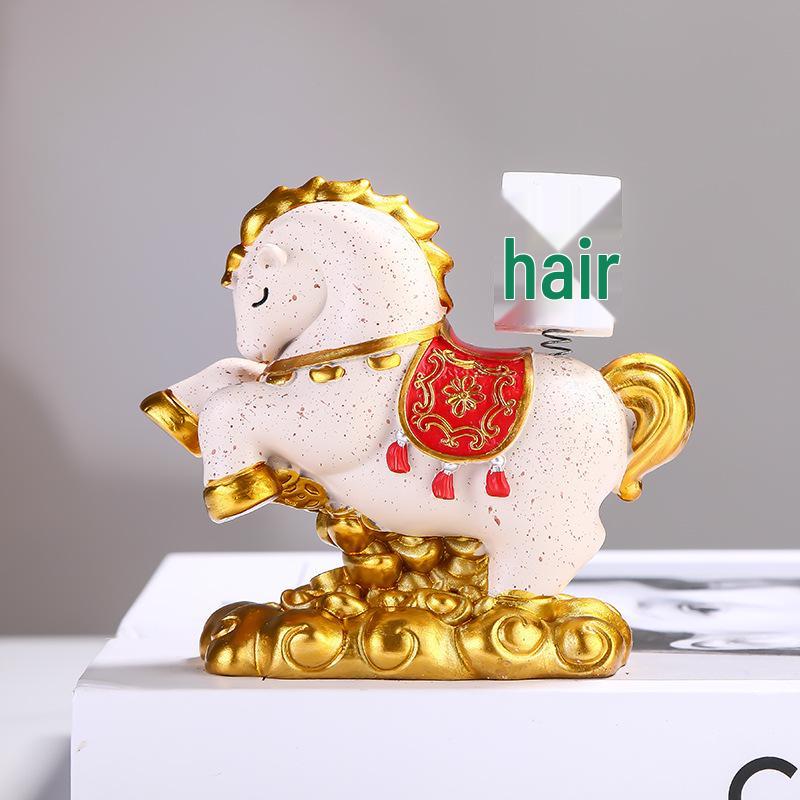 Sofort-Reichtum Pferde-Ornament: Nationaler Trend Chinesisches Tierkreiszeichen Jahr des Pferdes Schreibtischgeschenk