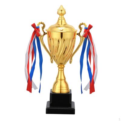 Competitions Award Trophy with Base, Soccer Football League Match Trophy, Fans Souvenirs Gold