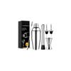 YUXIKIS Cocktail Shaker 6-Piece Set, Stainless Steel