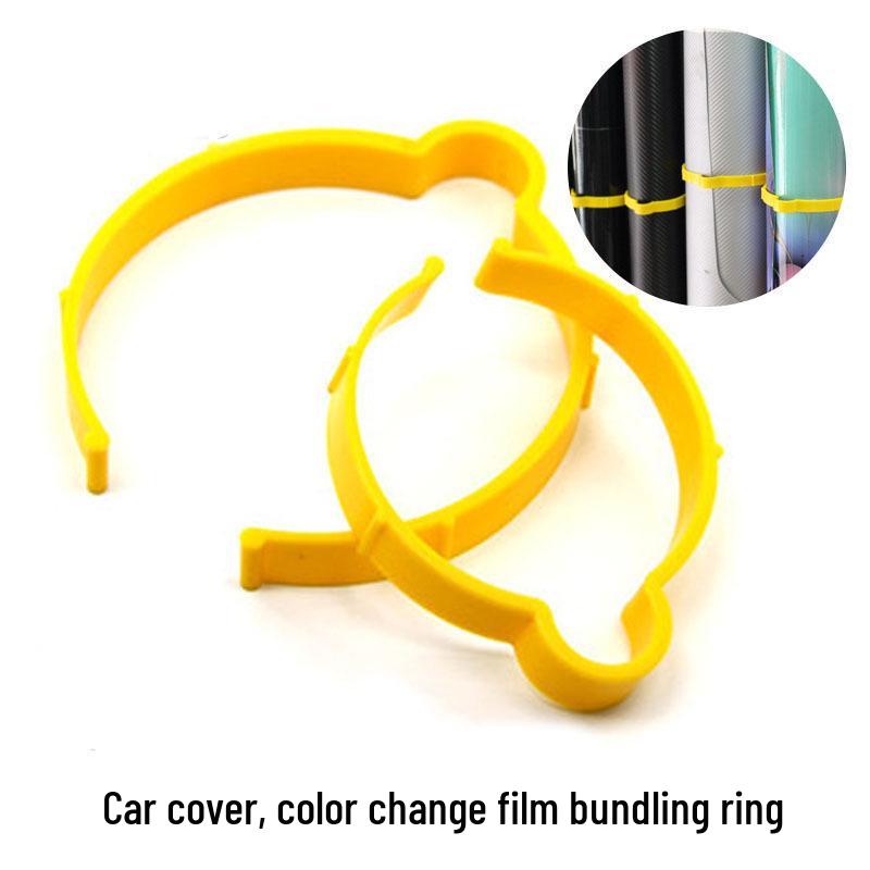

11см Желтые Инструменты для Оклейки Автомобиля - Зажимы для Пленки и Крепежное Кольцо
