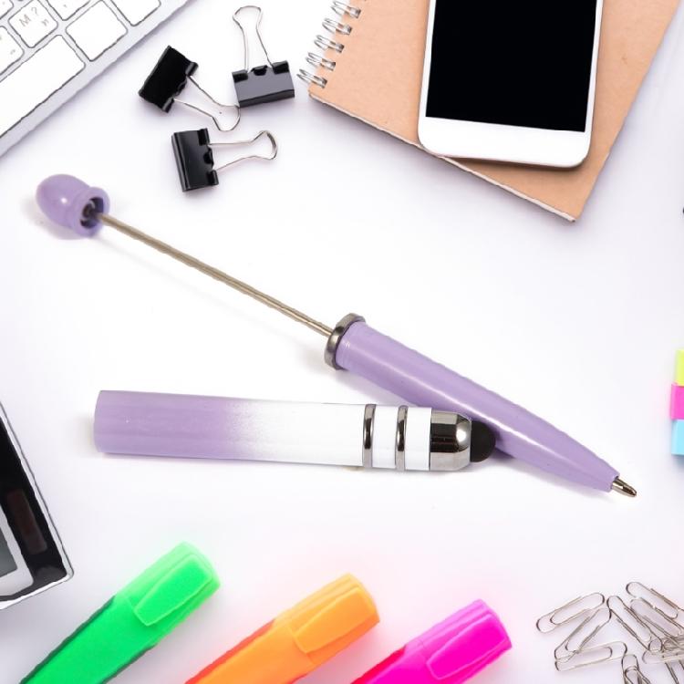 3-in-1 Ballpoint Pen with Stylus Tip DIY Beading Pen Business Signing Pen