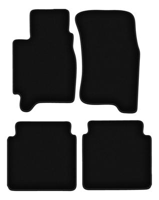 Tapetes de chão veludo preto BÁSICOS para: Subaru Outback II station wagon, sedan (1999-2004)