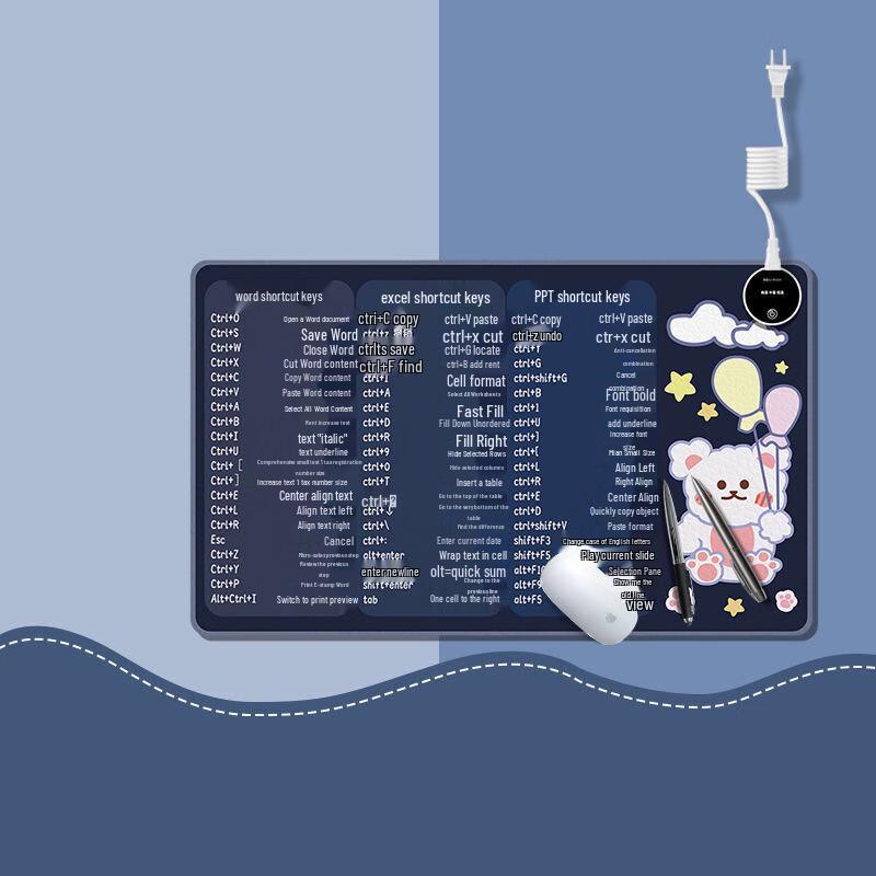 

Pabei Cartoon Heated Mouse Pad