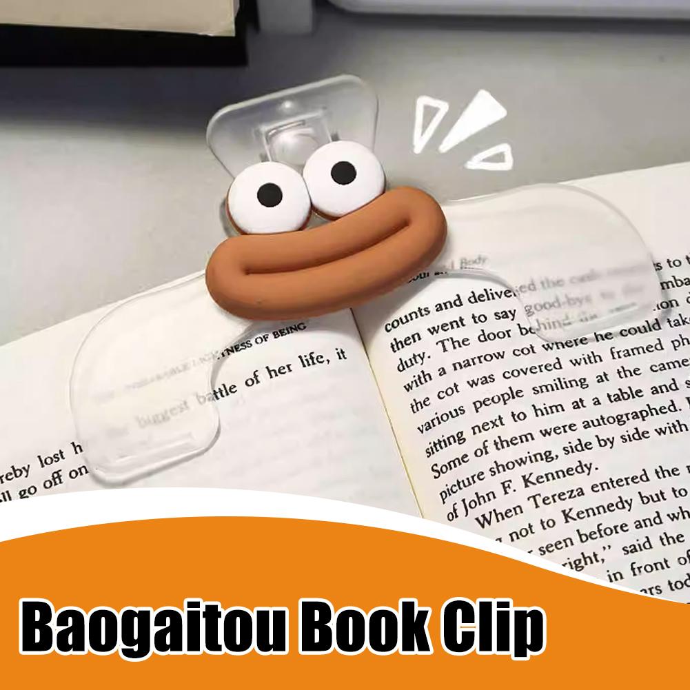 Book Clips For Reading Bag Clamps Portable Clip Binder Clips Storage Practical Clips Food Cute R8M2