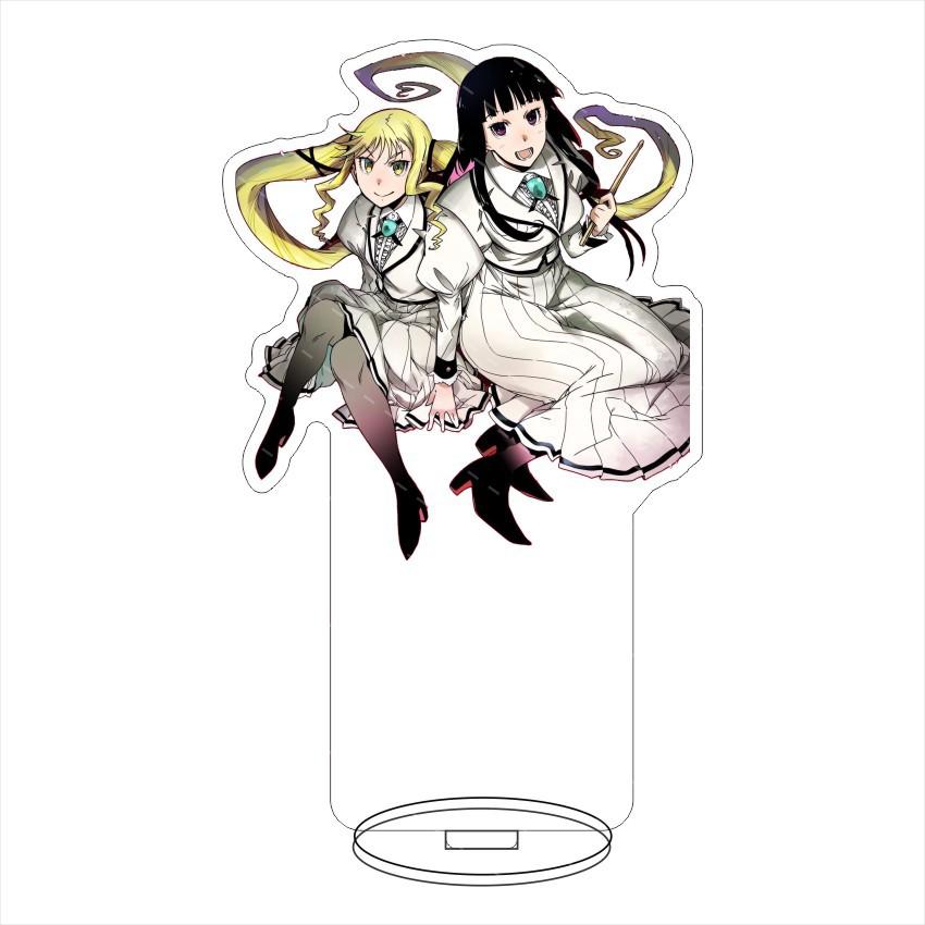 Rock Is A Lady's Modesty Acrylic Stand Model Plate Decoration Originality Desk Figure Display Fans Gift Cartoon Prime Products