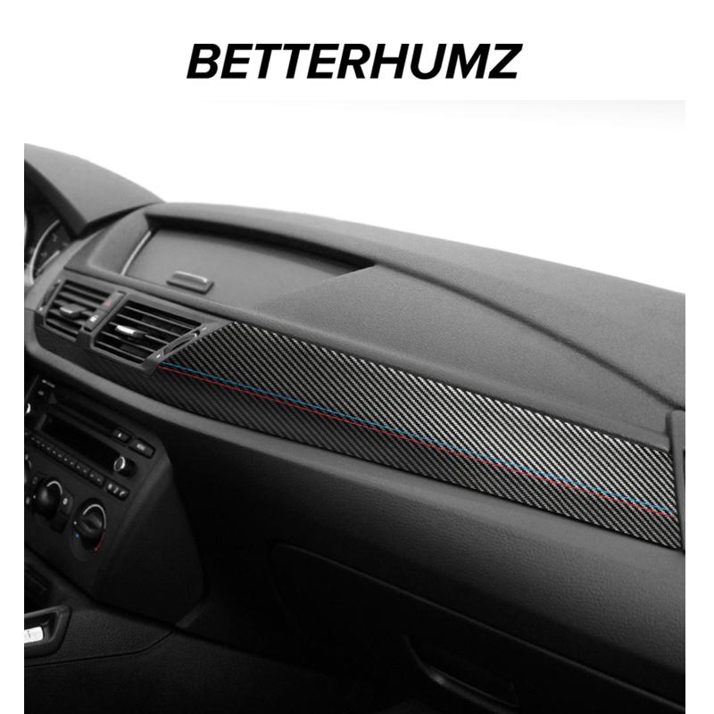 For BMW X1 E84 2010-2014 Made of Alcantara Dashboard Panel trument Trim Cover M Performance Sticker Car Interior Accessories