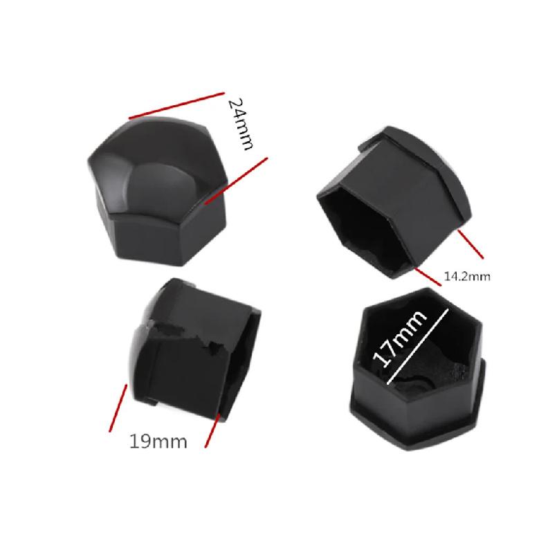 Auto Shape 20pcs Car Wheel Cover Screw Protector Nut Dustproof 17 19MM for Ford SVT Reflex Freestar F150 Crown BF 4-Trac