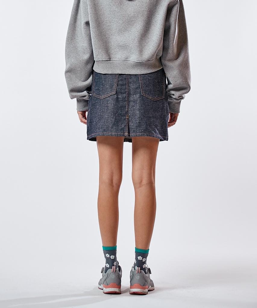 Pillogeulaem Neuf Raw Denim Skirt