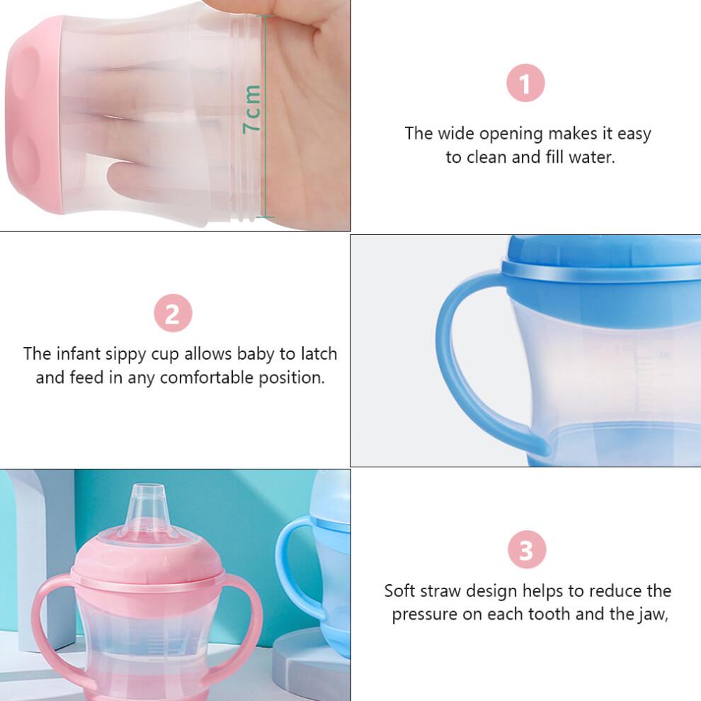 Infant Sippy Cups Sippy Cups Blue Training 2pcs Back To School