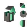 amleso Trading Card Deck Case, PU Leather Storage Box for Trading Cards and Card Decks, Green