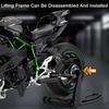 1:9 Kawasaki H2r 1000rr Alloy Motorcycle Diecast Models Car Toys Front Wheel Steering Sound Light Motorbike Boy's Birthday Gifts