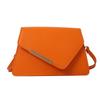 Solid Color New 2025 Autumn and Winter New Retro Simple Fashion Casual Contrasting Color Single Shoulder Oblique Span Small Square Bag