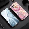 Phone Case For Xiaomi Mi 15 14 13 12 11 Lite 14T 13T 12T 11T Pro Poco X7 X6 X5 X3 Pro F6 F5 F4 Cover Fashion Gold Pink Marble