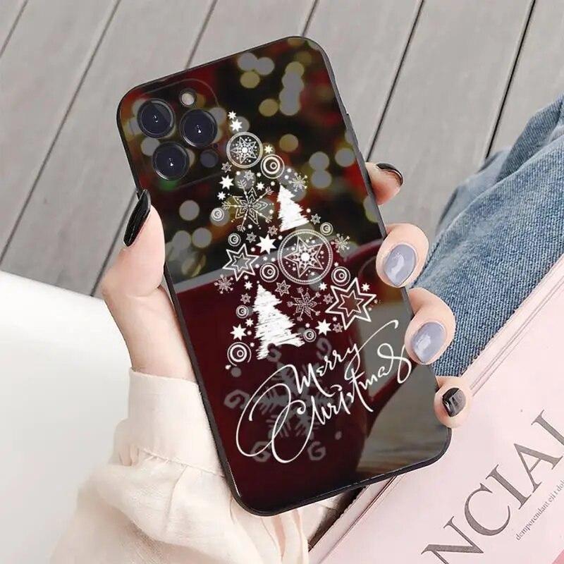 Merry Christmas New Year Phone Case For iPhone Samsung Galaxy Redmi Xiaomi Oppo OnePlus Note S A 7 8 9 10 11 12 13 14 20 21 22 23 53 54 Pro Max Ultra
