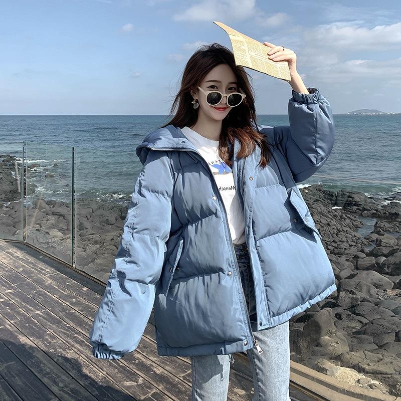 

Короткая свободная толстая куртка из хлопка с пухом M