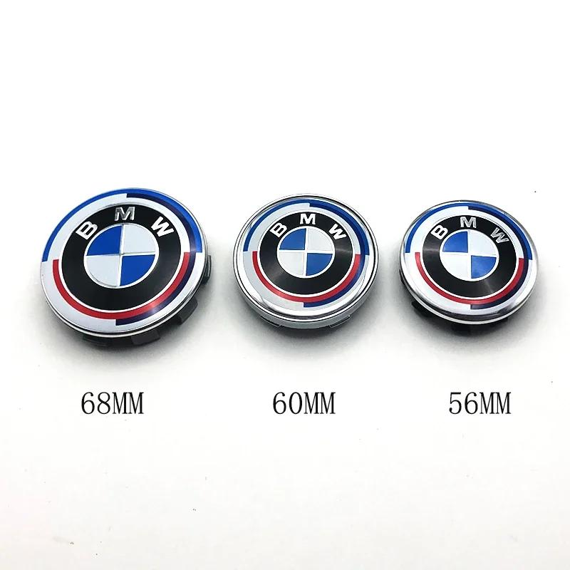 4 Stück 56/60/68 mm Radnabenkappen für BMW E36 E39 E46 E60 E90 E90 F01 F30 E93 G01 G20 G21 G30 G11 F15 X5 X3