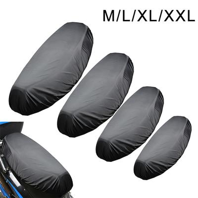 M/L/XL/XXL Capa de Chuva Universal Flexível Impermeável para Assento de Moto Preto Tecido Oxford 210D Almofada de Assento de Moto