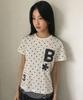 BAUF B Logo Slim Fit T-Shirt [Dot Ivory]