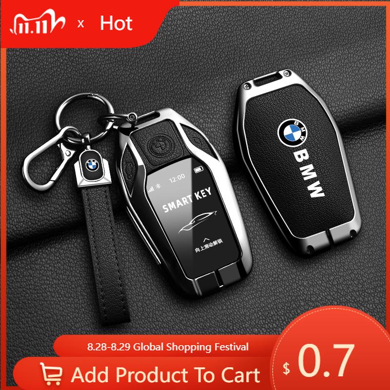 Autoaufkleber Heiß 2025 Auto Schlüsselabdeckung Hülle Tasche Für BMW 5 7 Serie G11 G12 G30 G31 G32 I8 I12 I15 G01 G02 G05 G07 X3 X4 X5 X7 Auto I