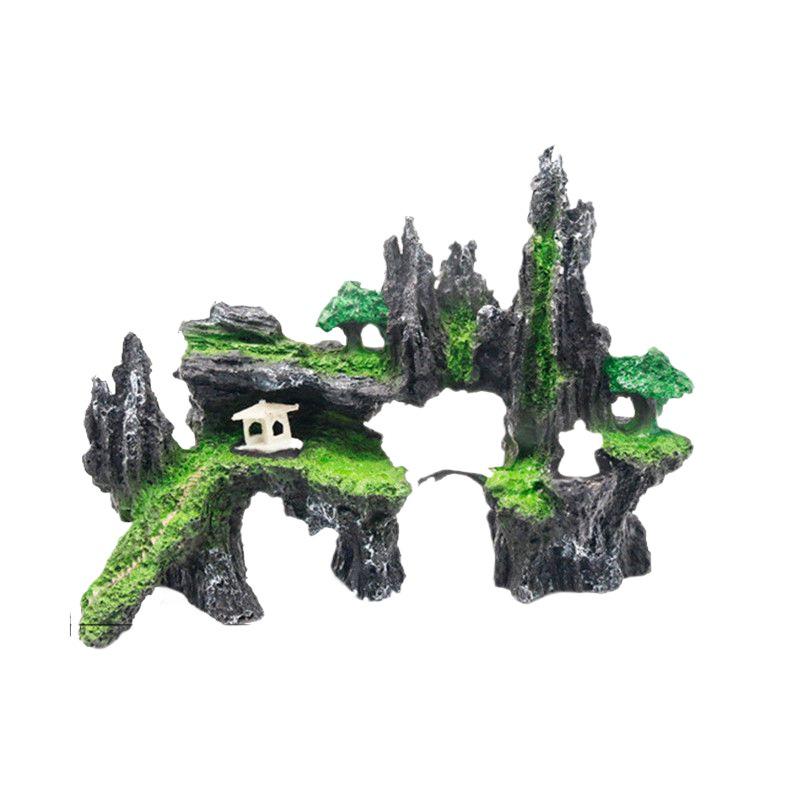 Aquarium Landscape Rockery Stone Decoration for Medium and Small Tanks