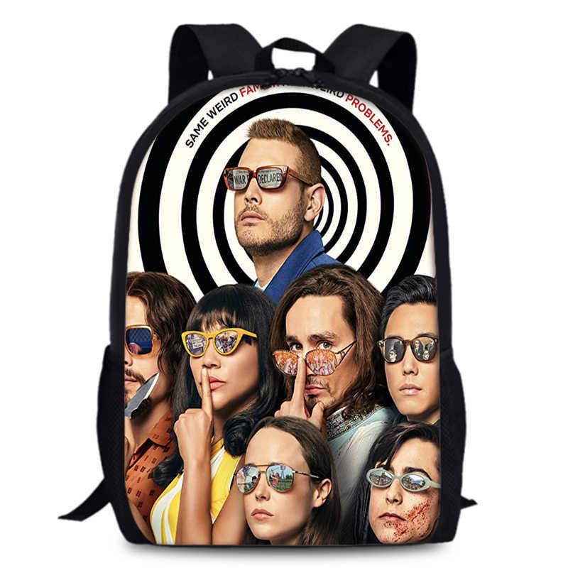 Umbrella Academy Backpack For Elementary School Stylish Durable And Breathable Oxford Cloth Design