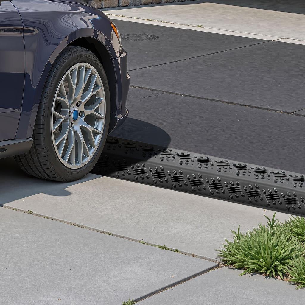 Drop Over Cable Cover, 7,938 kg/Axle Load Capacity, Heavy Duty Cable Hose Protector Ramp, Floor Cord Cover, for High Walking Traffic Areas, Indoor,
