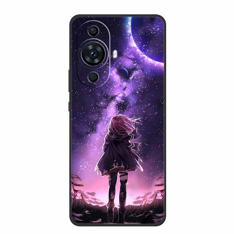 For Huawei Nova 12s Case Popular Black Silicone Soft Back Cover Case For Huawei Nova 12s Phone Case Cover Nova12s 12 s Funda 6.7