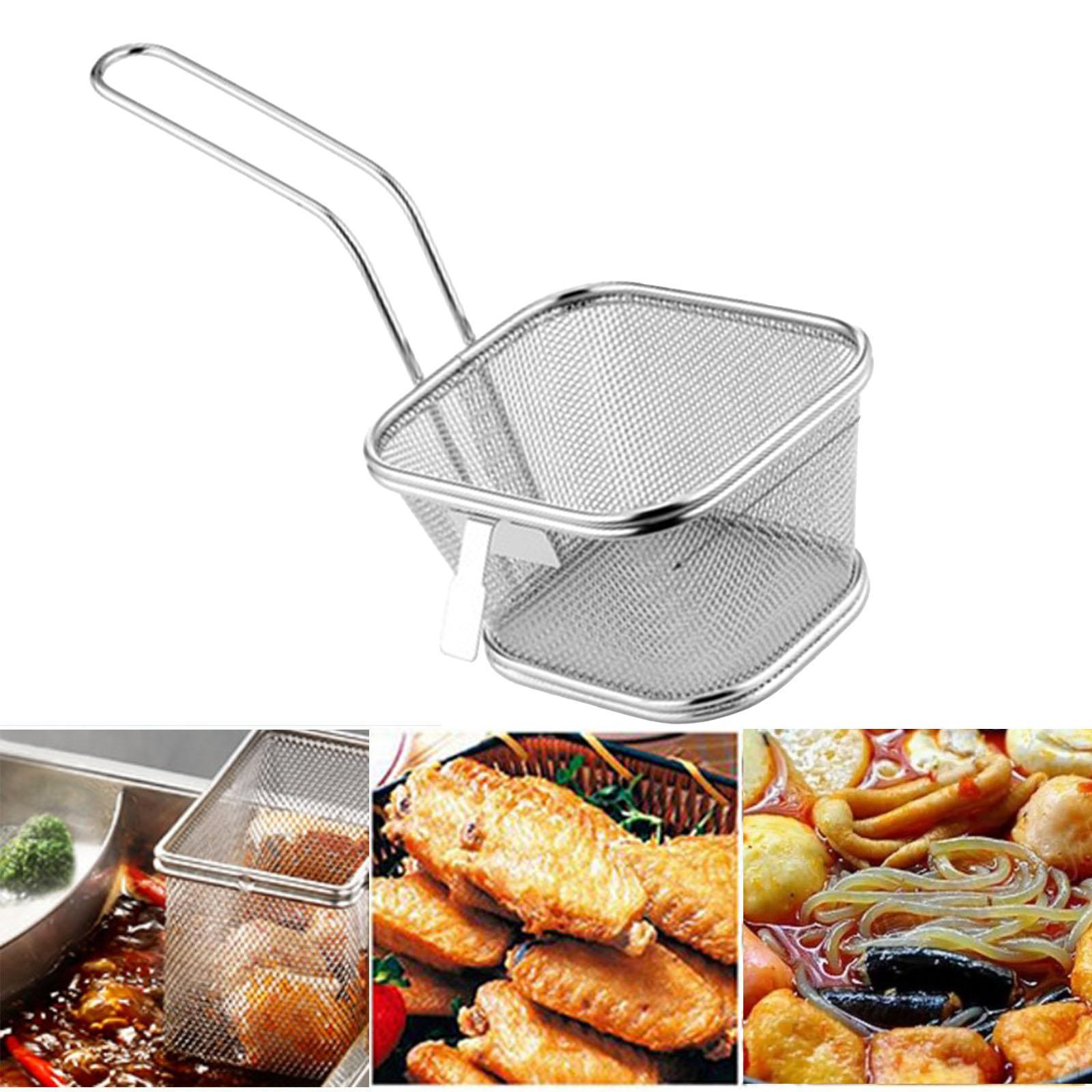 

Pot Colander Spaghetti Strainer Basket Wire Skimmer Food Frying Large