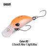 Kingdom Mikro Crank Minnow Rybářská Návnada 1.5g/25mm 3.2g/32mm Plovoucí Tvrdá Návnada ABS Rybářské Potřeby Umělé Tvrdé Návnady Crankbaity Potřeby Wobblery