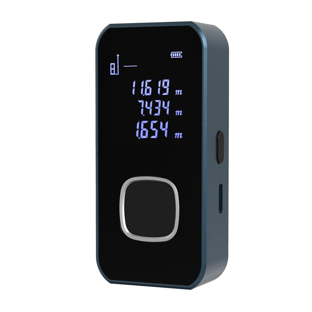 196ftCelsius60m     Measure Digital   Distance Met    Measurement Tool Range Find  with Backlit LCD Electronic Angle Sensor Measure A