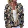2025 Women's 3D Printed Faux Wool Cardigan Knitwear Sweater