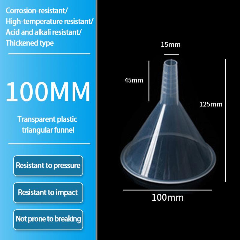 1/3Pcs Plastic Funnels Clear Plastic Filter Funnel Liquid Transfer Funnels for Filling Bottles Liquid Spices Powder Lotion Oils