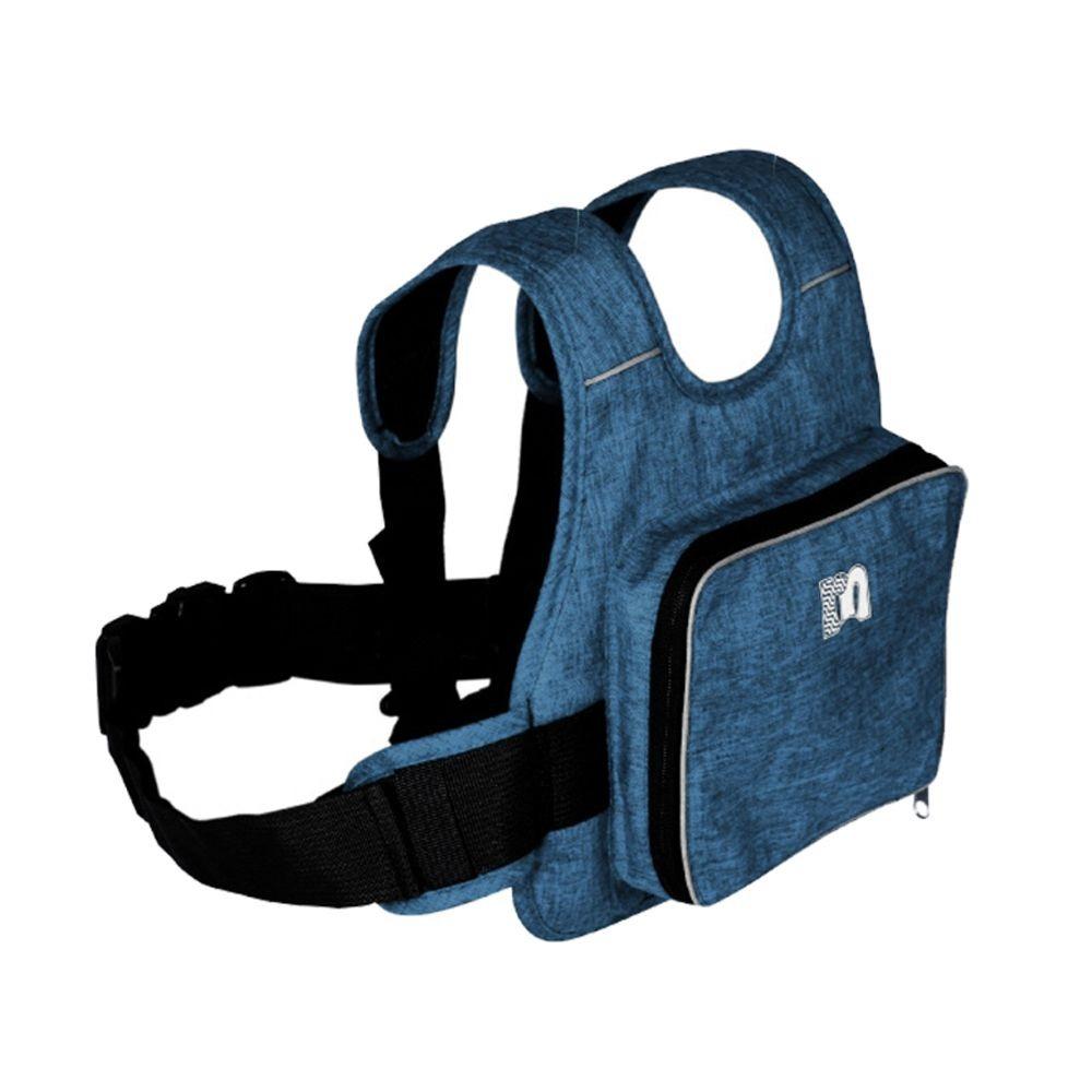 

with Reflective Strip Motorcycle Seat Vest Strap Adjustable Safety Belt for Kids Men темно-синий