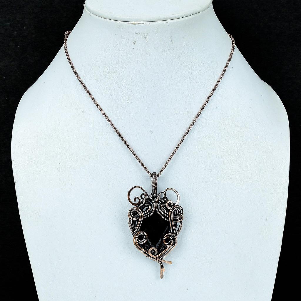 Sugilite Pendant Gemstone Handmade Jewelry, 999 Copper Wire Wrapped Pendant, Gift For Wife Jewelry