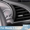 Oțel inoxidabil Afișaj pentru bordul instrumentului mașinii Autocolant de acoperire pentru cadru pentru accesorii Mazda 3 Axela