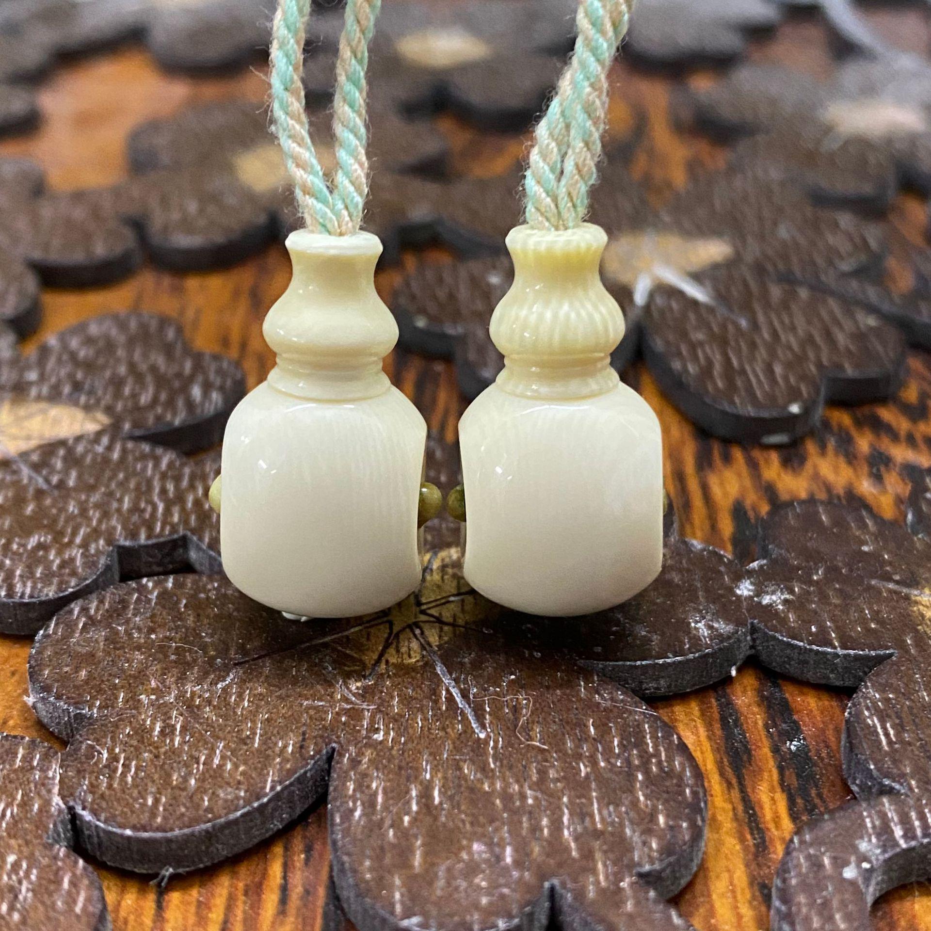 Tang Long Natural Mammoth Ivory Three-Way Split Connector DIY Accessory