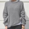 Autumn and Winter Women's Loose and Simple Sweater Round Neck Street Knitted Pullover Sweater for Women 3567 KTB