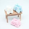 Model Bath Towel Dollhouses Kitchen 1:12 Scale Realistic Bathroom Bath Towel Model for Shower Creative Fun