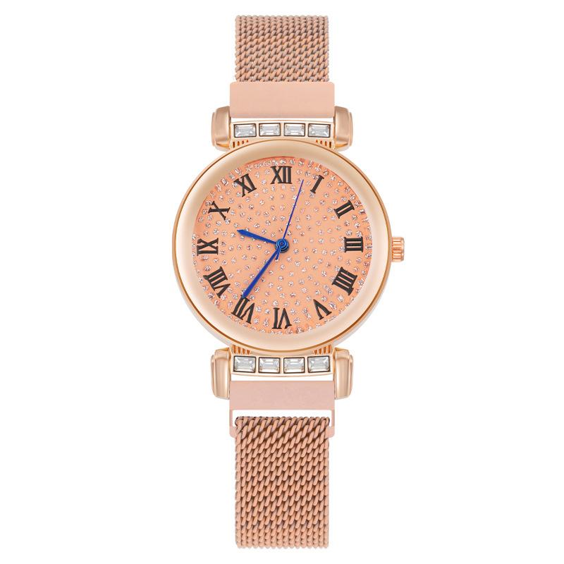 

Модные женские часы Gypsy Roman с бриллиантами, женские часы Attractor Watch красный