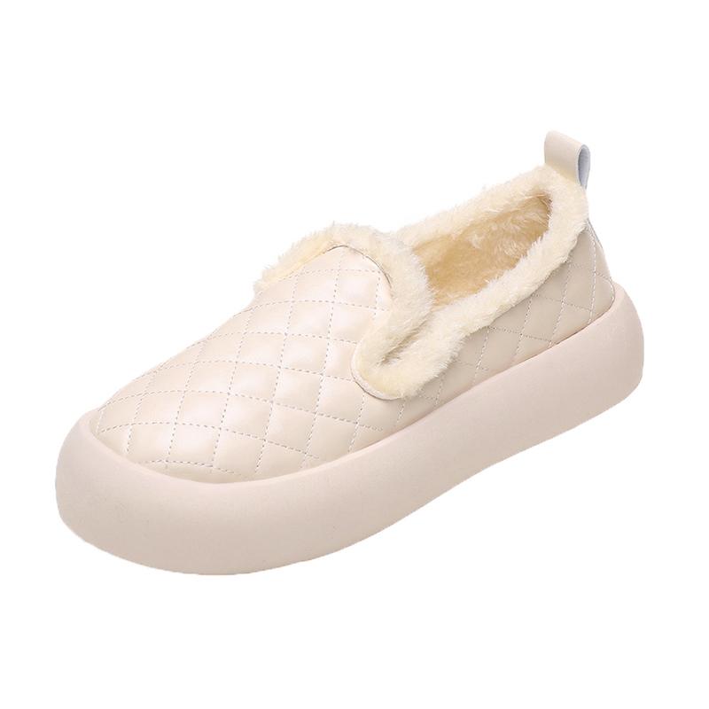

Модная обувь Женская 2025 Слипоны Повседневные Женские Кроссовки Лоферы Меховые Балетки Сабо Платформа Модные Новые Слипоны Платье Зимние Криперы Милые Ру 35