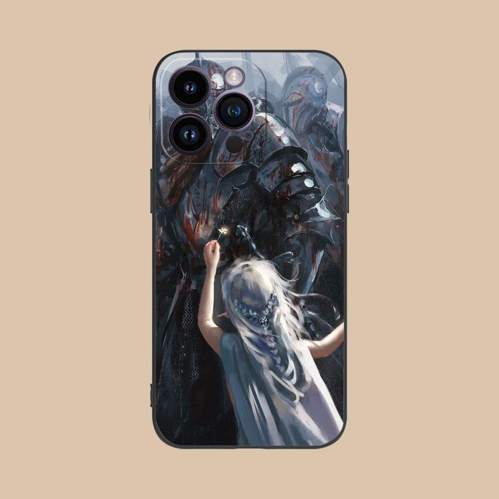 Anime Ghostblade Mobile Phone Case for iPhone 17 16 15 14 13 12 11 X XR XS 8 7 Air Pro Max Plus Mini Colorful Cover Cover Luxury
