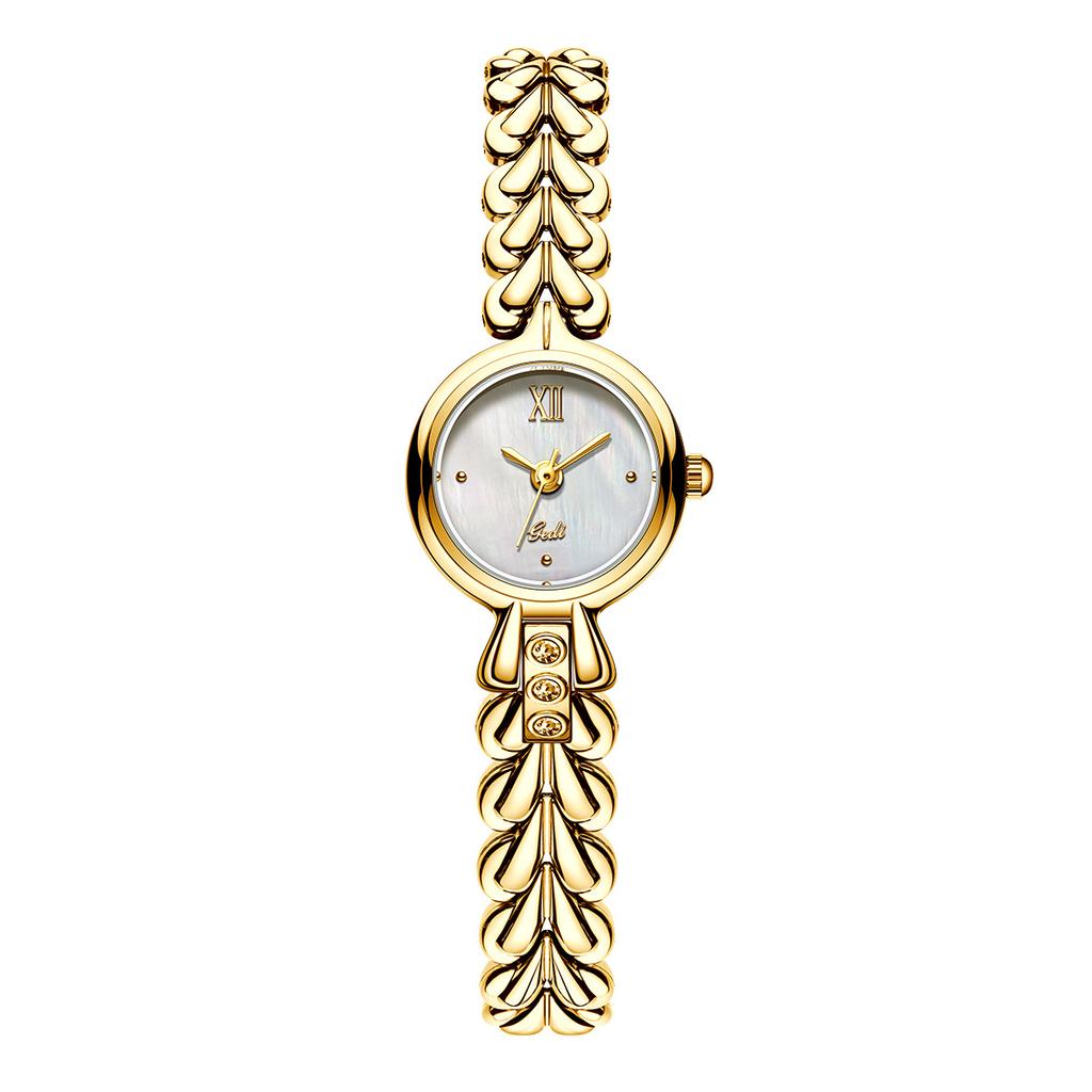 Round Small Dial Student Chain Simple Temperament Medieval Watch, Fashionable And Exquisite High-End Quartz Watch