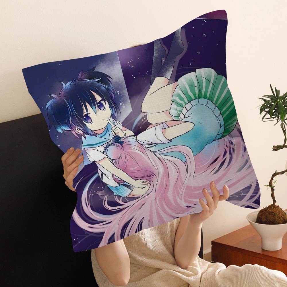 Happy Sugar Life cartoon Pillow Cover for Bedroom Room and Living Room Sofa Decorative Cushion Cover