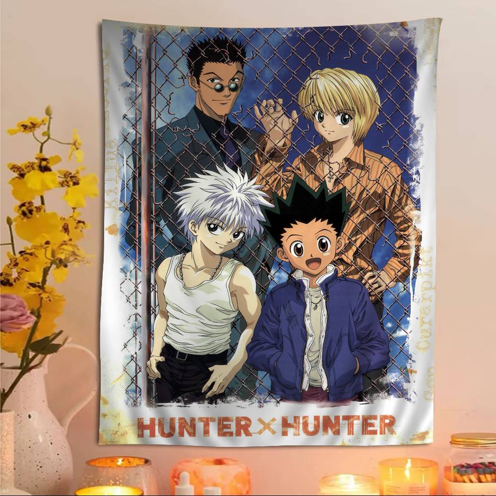 Hunter X Hunter Weekly Jump Cover Wall Tapestry  Shonen Manga Decor Bold Room Accent for Adventure Anime  Jump Manga Fans