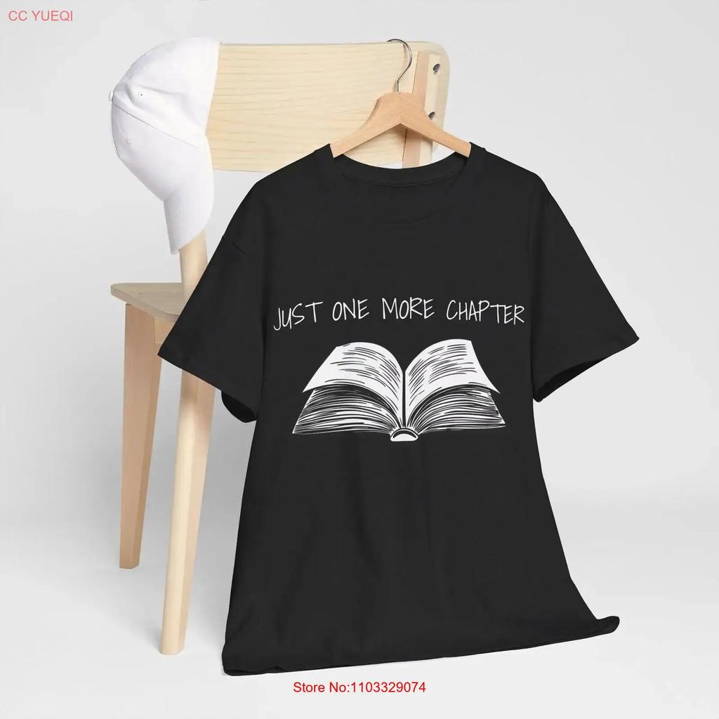 Just One More Chapter Minimalist Book Lovers T Shirt Perfect for Avid Readers Lover vintage Washed Stylish Comfortable