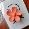 1pc Candy Color Flower Clip Back of the Head Hair Clip Simple Temperament Hair Bun Clip High Ponytail Shark Clip