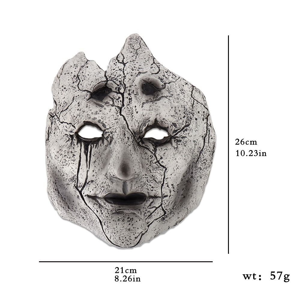 2024 Terror Black Wukong Mask Adult Disguise Costume Shabby Halloween Party Mask Creative Game Accessories